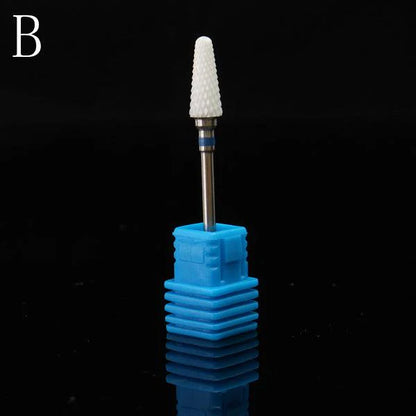 3/32" Ceramic Nail Drill Bit Pedicure Manicure Tool Sanding File Polish Gel Remover
